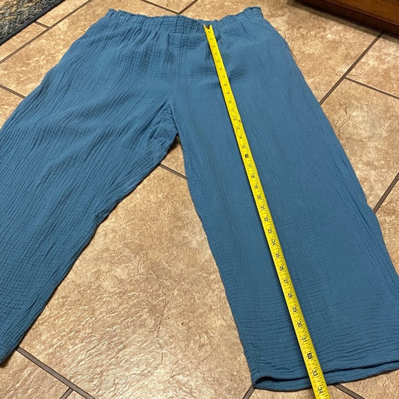 Jessica Simpson Size Medium Wide Leg Blue Casual Lounge As Is Pants - Picture 5 of 12